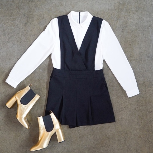 Topshop One Piece Pinafore Romper - Picture 1 of 4